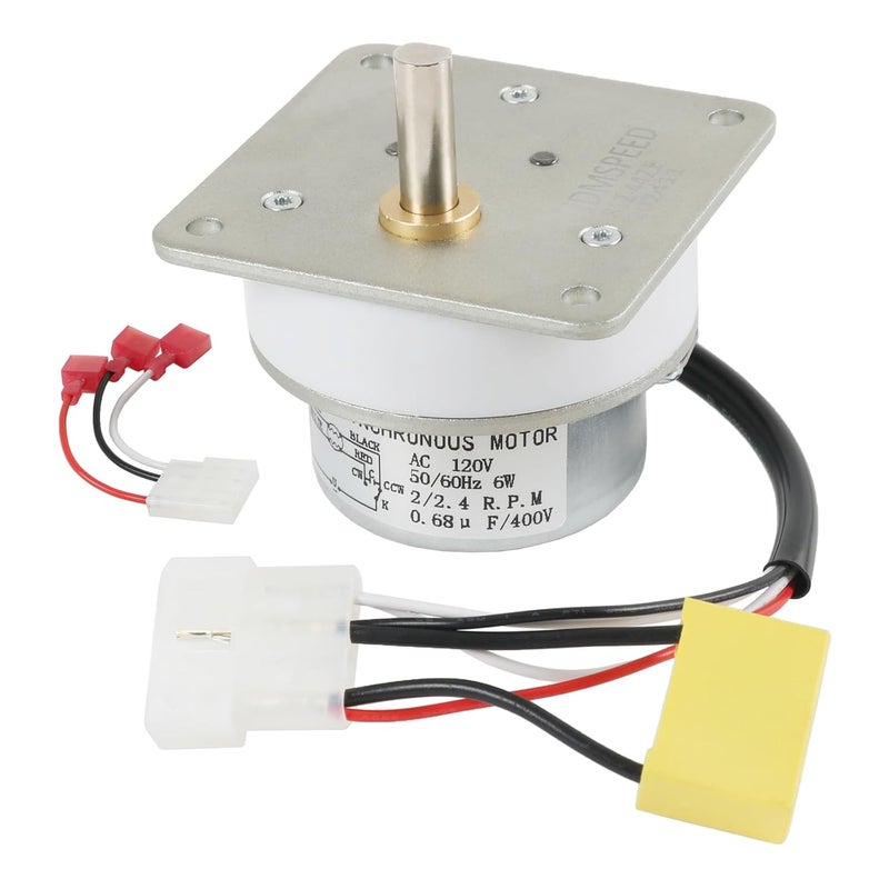 RALZAOTO محرك تغذية أوغر 2.4RPM معتمد من AC120V متوافق مع قطع غيار كوادرا-فاير 812-4421 و 812-4420، متوافق مع هيتيليتور PS35 PS50 CAB50 7000-500 PH - Image 1